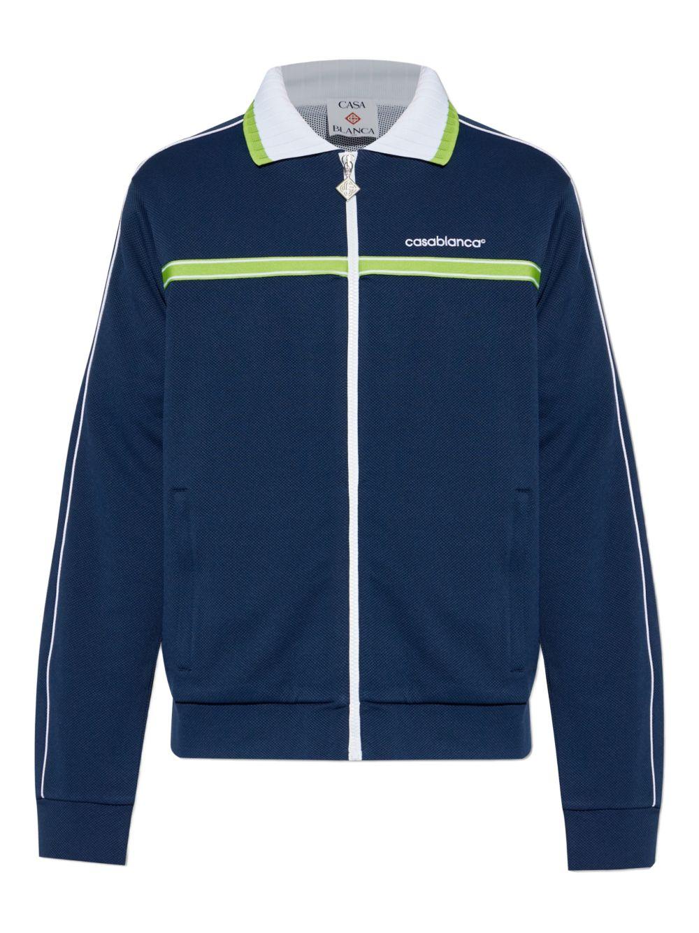 logo-detail sweatshirt M-SP26-JTP-391-01 NAVY CASABLANCA 