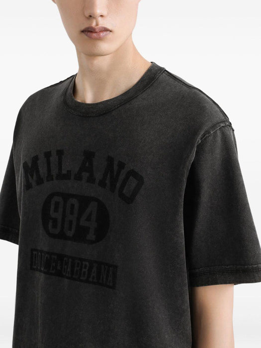 Milano 984 printed cotton T-shirt G8RI4T G7PK9N0000 DOLCE & GABBANA 