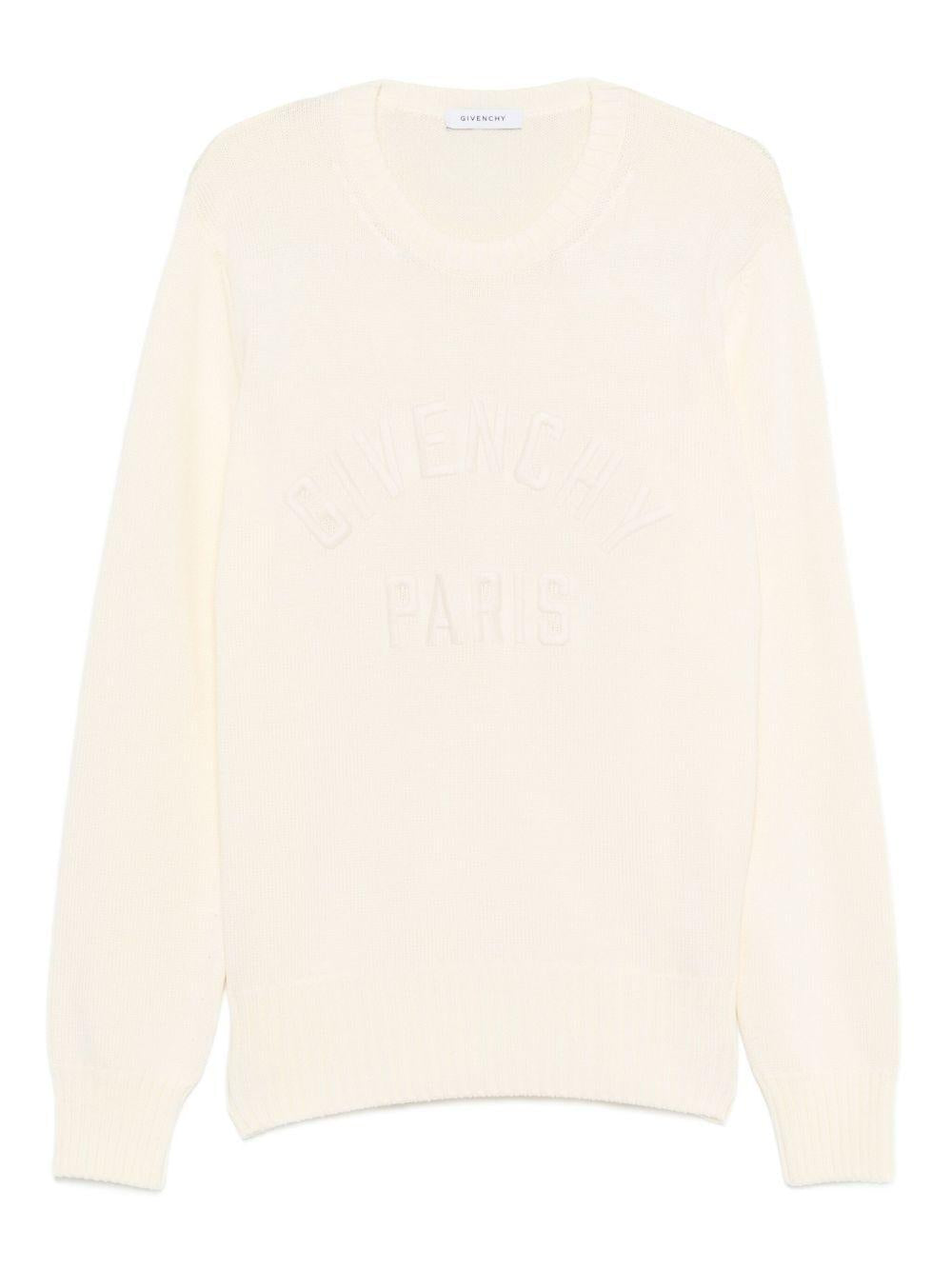 logo-embroidered sweater BM90W04YNM 150 GIVENCHY 