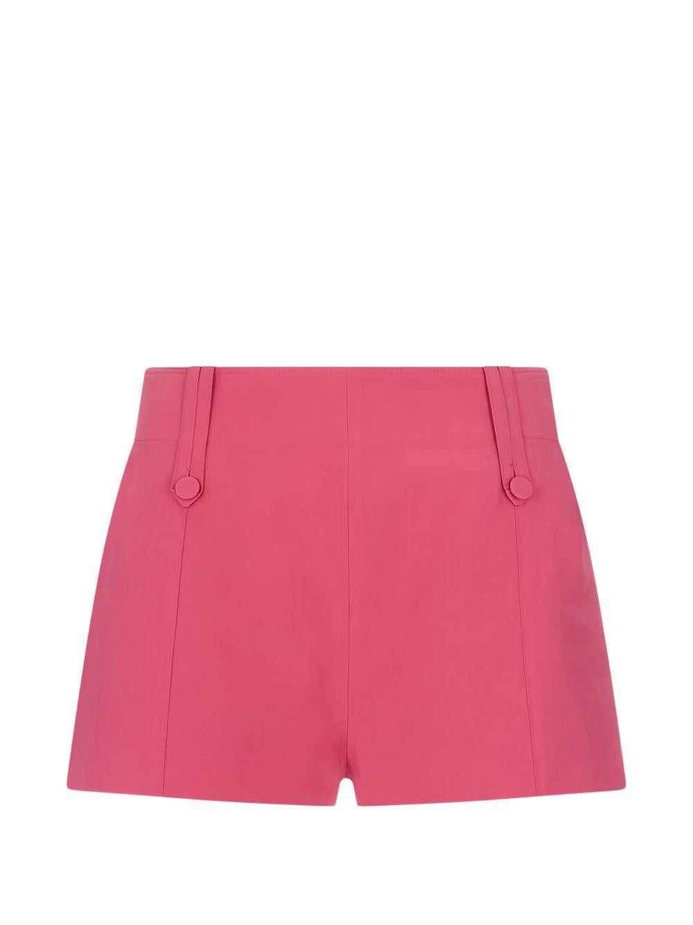 button-detail buckled-strap mini shorts<BR/><BR/> 26USH05143 6Y8 CHLOÉ 