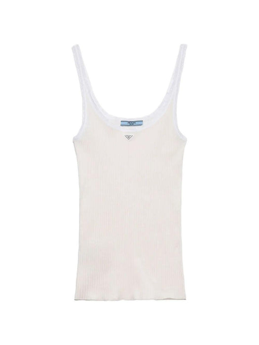 Ribbed cotton Top P29B82 S OOO 17LAF0009 PRADA 