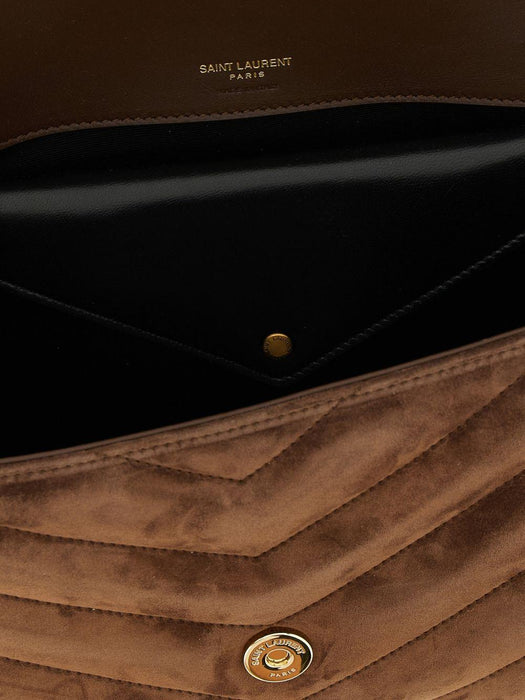 medium Lou Lou quilted-matelassé shoulder bag 801439 AAEY62358 SAINT LAURENT 