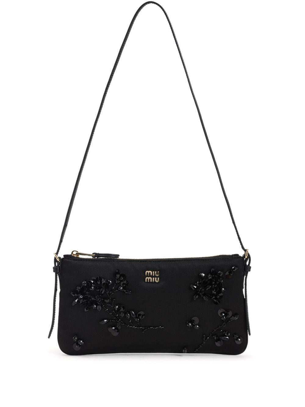 embroidered shoulder bag 5NI007 2CVJF0002 MIU MIU 