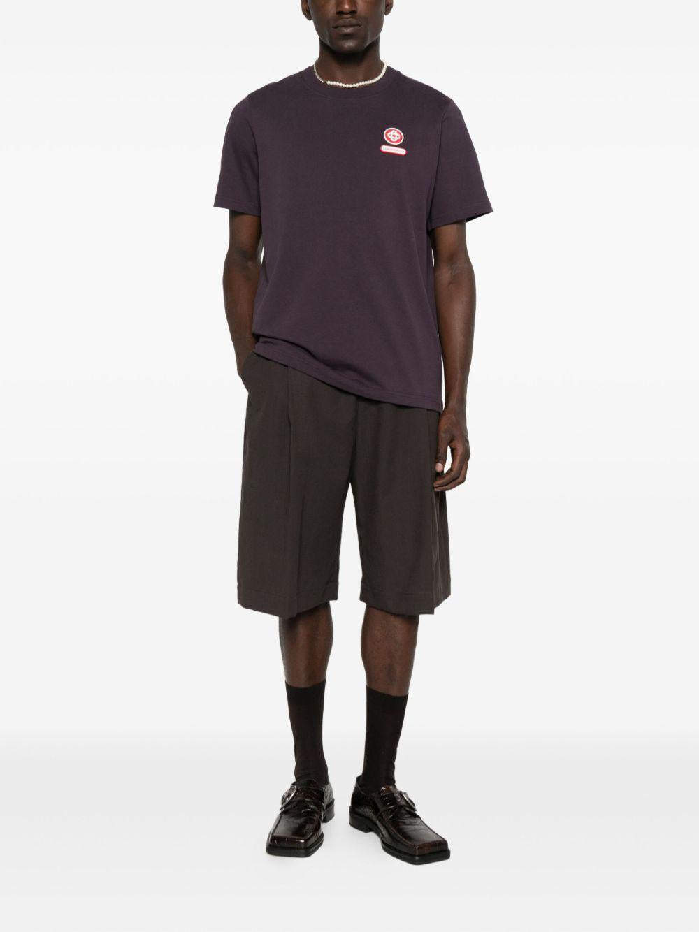 logo-patch T-shirt M-AW25-JTS-001-06 CASABLANCA LOGO CASABLANCA 