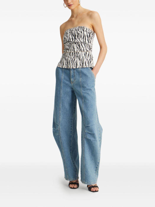 panelled denim trousers 1140723054 3054 ROTATE 