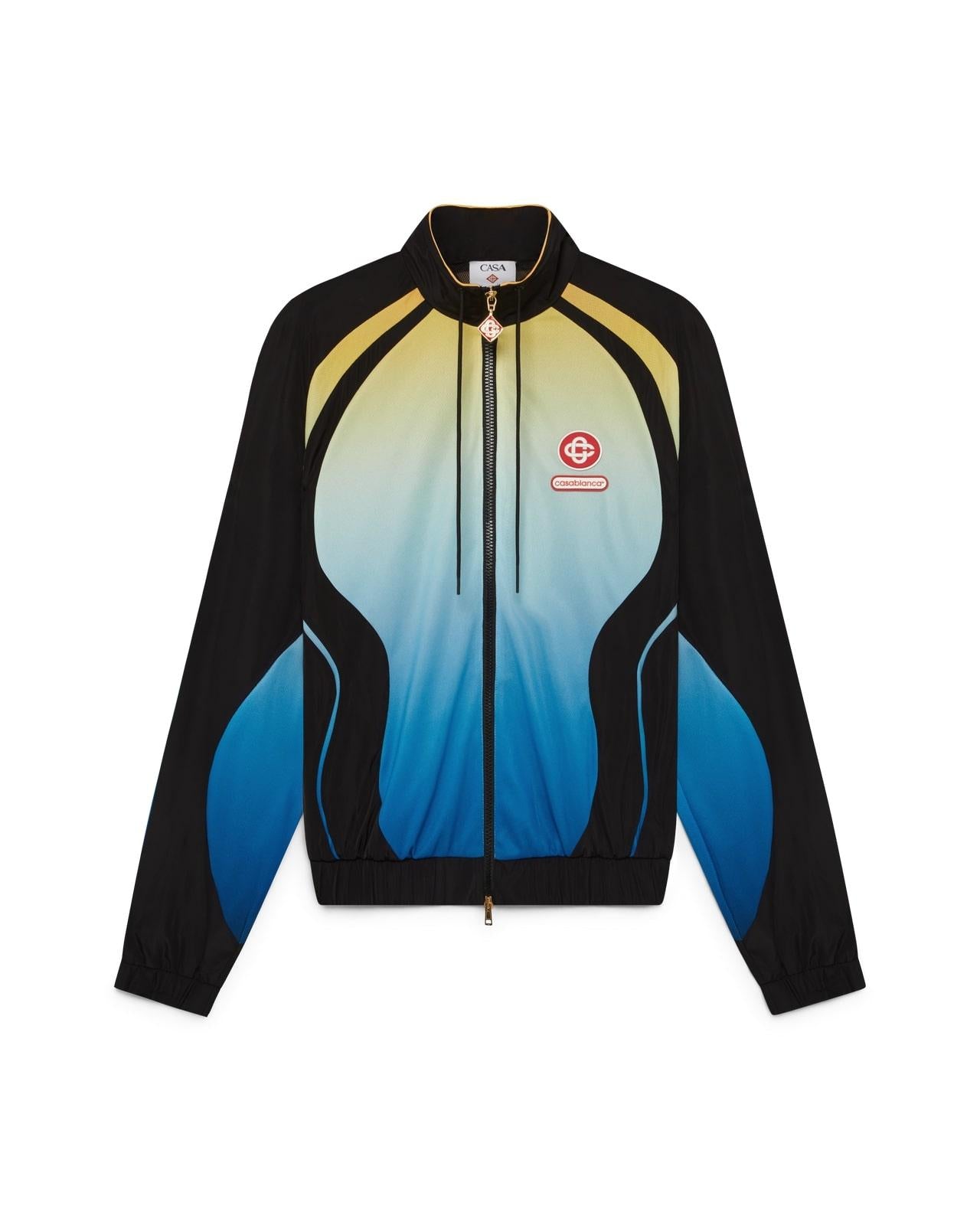 Gradient Windbreaker Jacket M-AW25-JK-450-01 BLACK GRADIENT CASABLANCA 