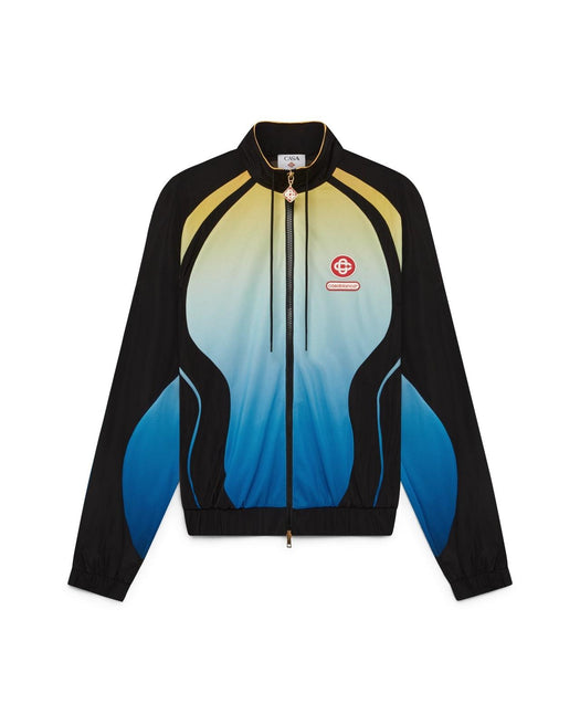 Gradient Windbreaker Jacket M-AW25-JK-450-01 BLACK GRADIENT CASABLANCA 