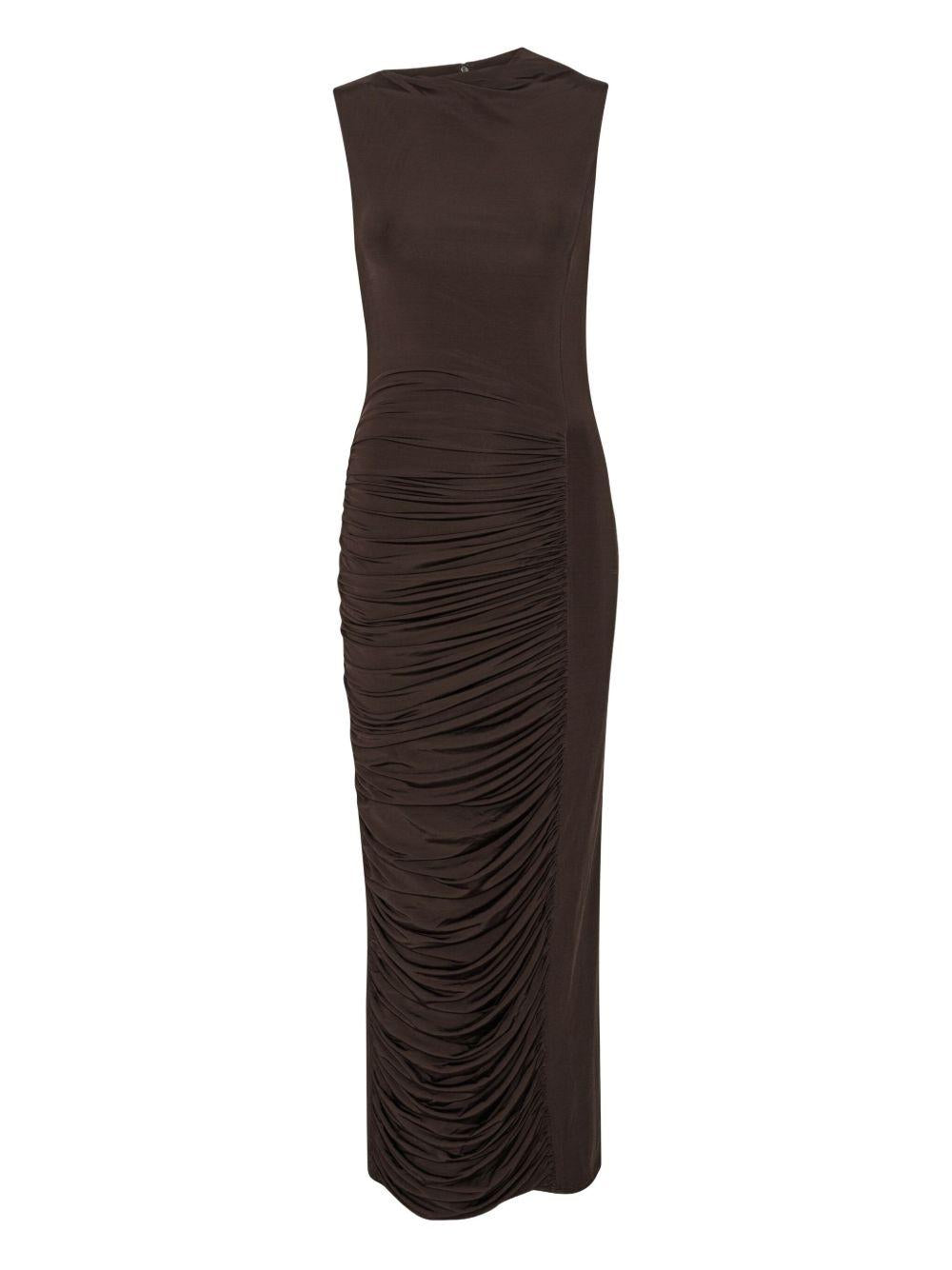 ruched midi dress 1149652910 2910 ROTATE 