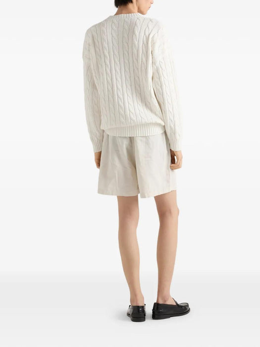 Cotton crew-neck sweater UMF304 SOOO 19VLF0009 PRADA 