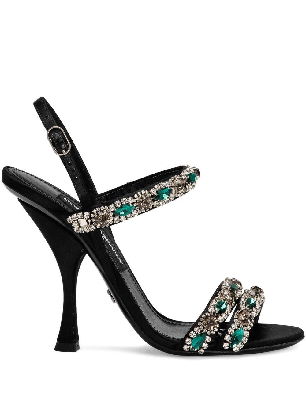 crystal-embellished sandals CR1931 AX14080999 DOLCE & GABBANA 
