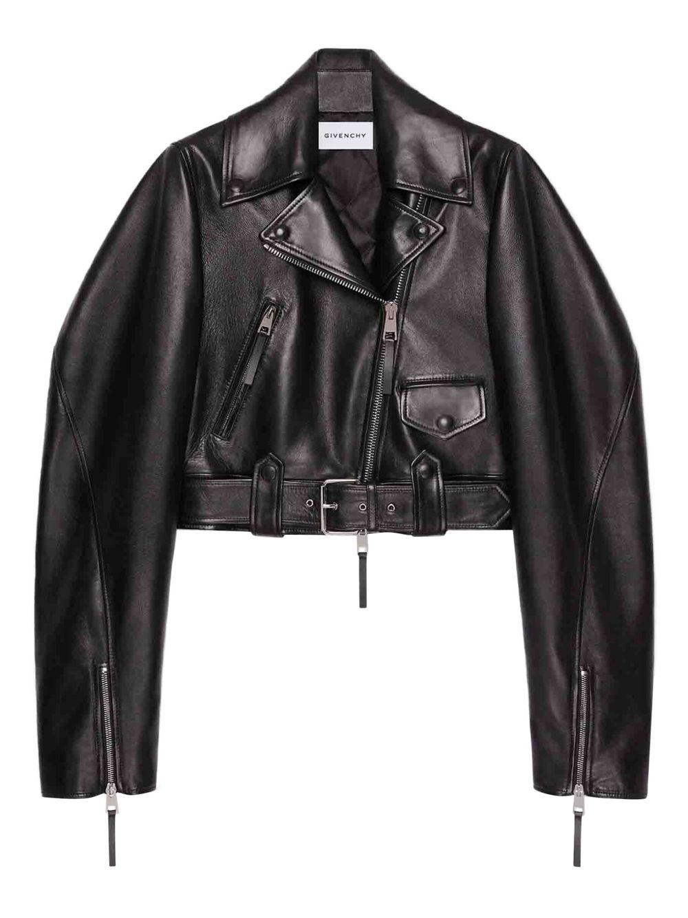 cropped leather jacket BW00SS61V3 001 GIVENCHY 