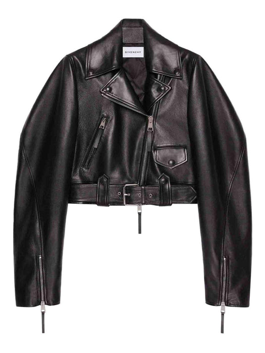 cropped leather jacket BW00SS61V3 001 GIVENCHY 