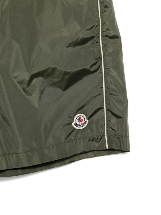 logo-patch drawstring-waist swim shorts L10912C00011 5985M816 MONCLER 