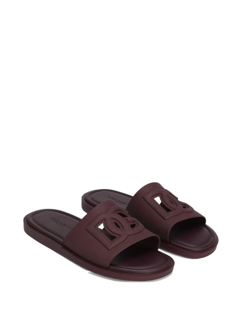 logo-embellished slide sandals CS2215 AN99480308 DOLCE & GABBANA 