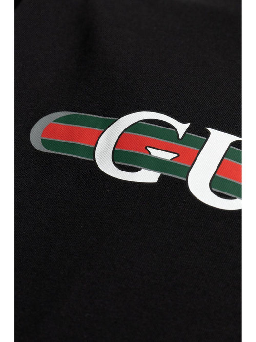 logo-print cotton T-shirt 784361 XJGTE1152 GUCCI 