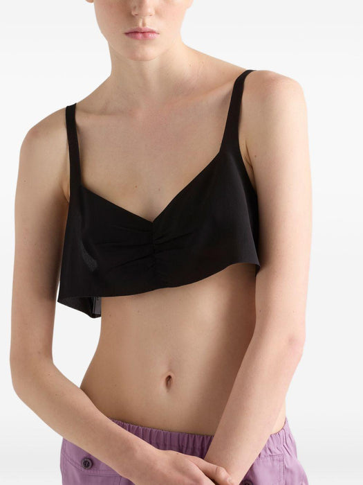 crepe de chine top TP6249 S OOO 12L0F0002 PRADA 