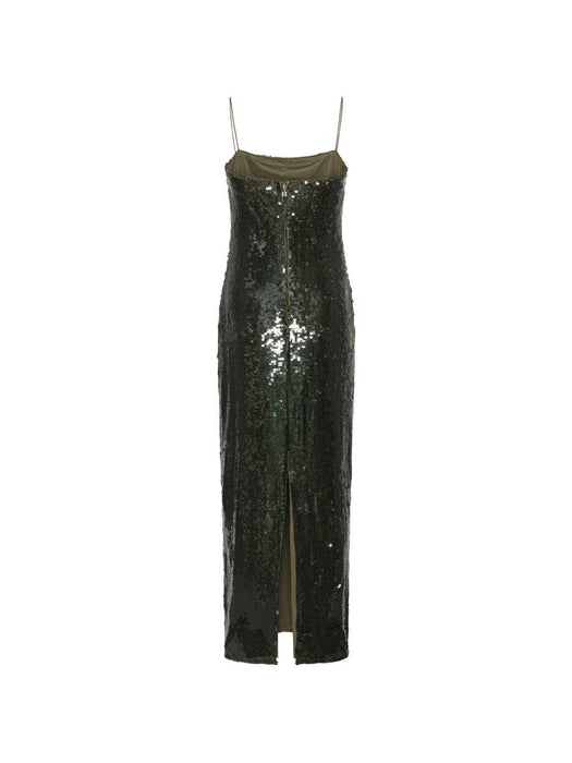 Sequins maxi slip dress 116139265  ROTATE 