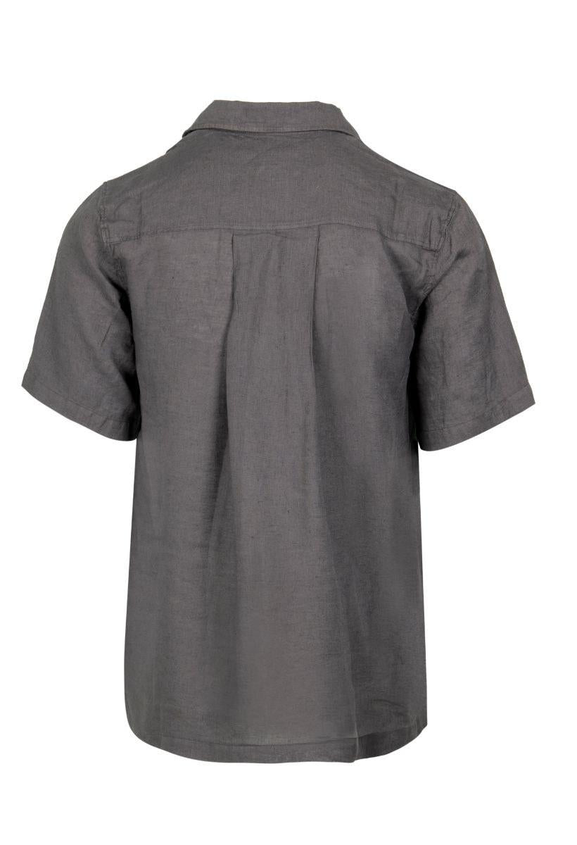 MEN'S SHIRT CROSSLEY JEDLERWP LINEN DARK BROWN JEDLERWP 1295 CROSSLEY 