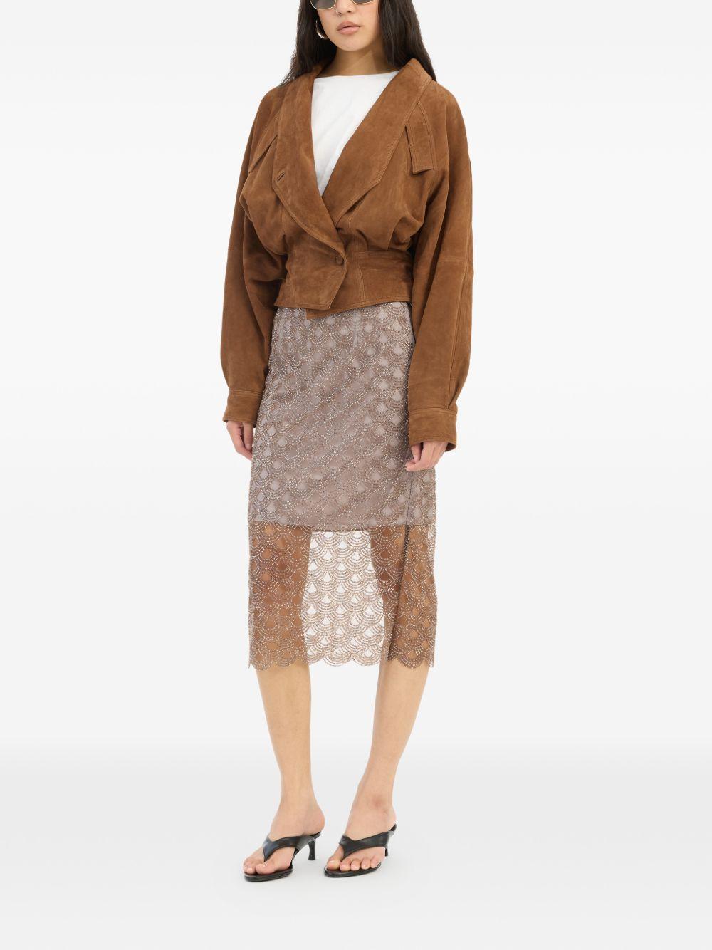 sequin-embellished midi skirt 1156352751 2751 ROTATE 