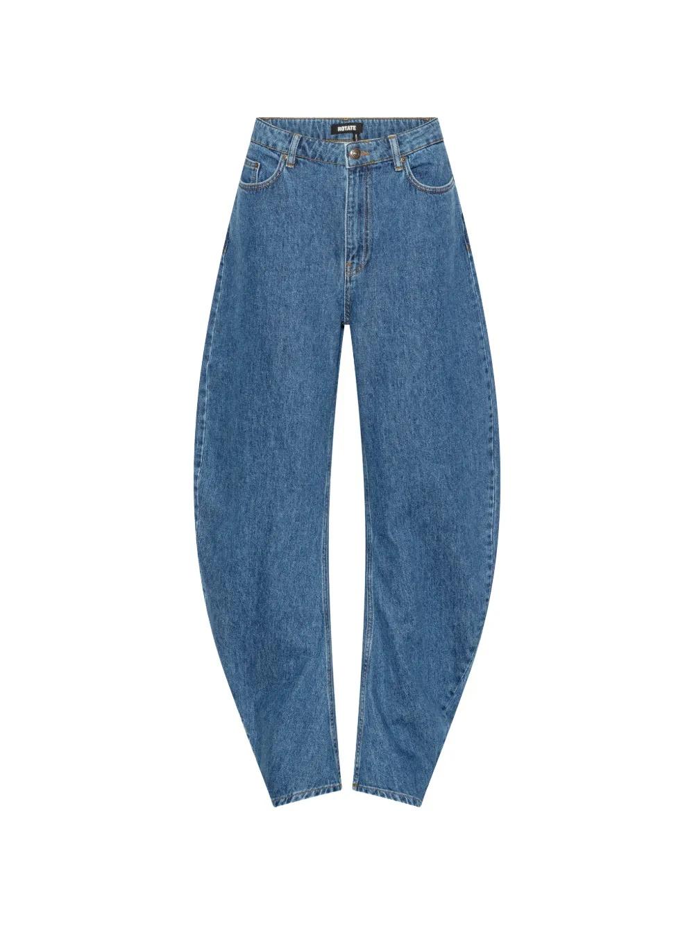 Draped barrel leg jeans 1164771603  ROTATE 