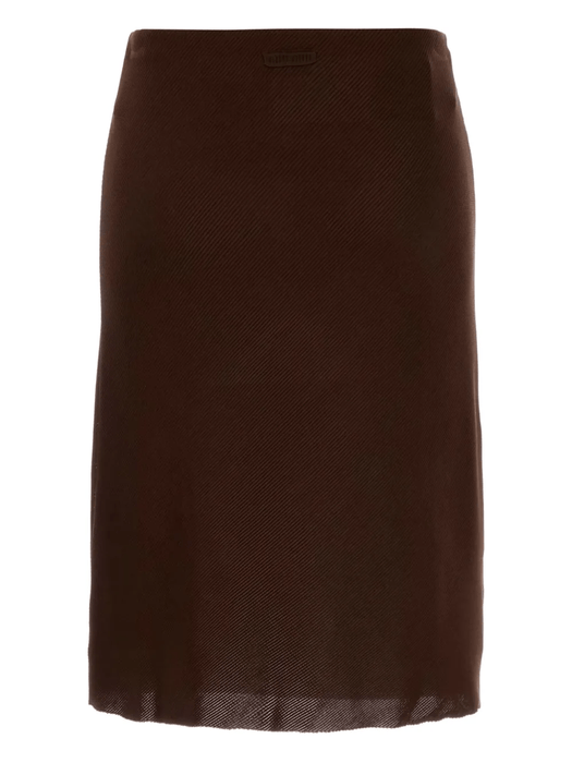 silk skirt MMG570 S OOO 18BPF0324 MIU MIU 