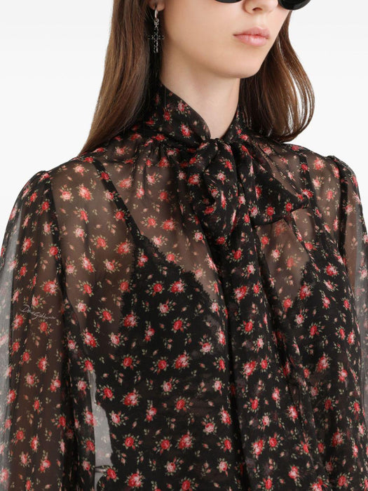 tie-neck floral blouse F7BJ2T IS10IHN5XJ DOLCE & GABBANA 