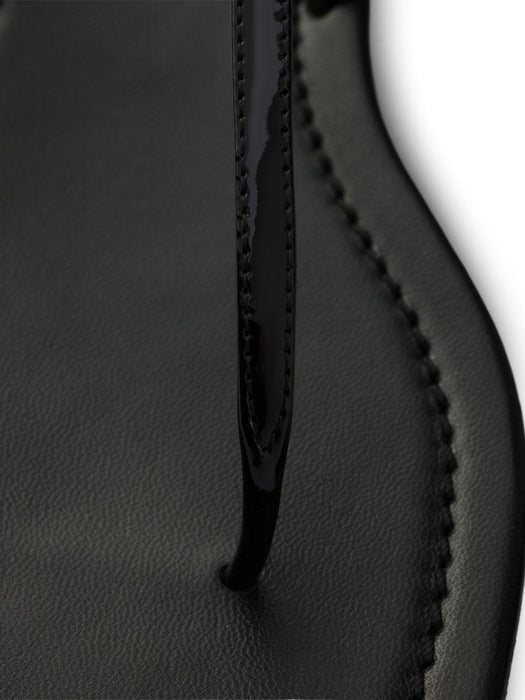 triangle-logo patent-leather sandals 1Y395O F 005 069F0002 PRADA 