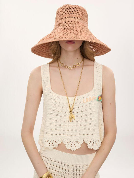 Chloé Raffia capeline hat CH26AHL01NRF 24M CHLOÉ 