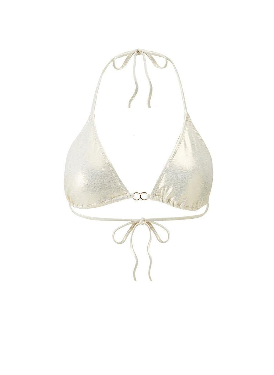 Costa Gold Bikini Top COSTA TOP CR GOL MELISSA ODABASH 