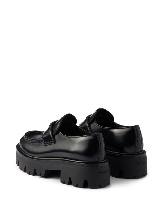triangle-logo platform loafers 1D185O F 050 055F0002 PRADA 