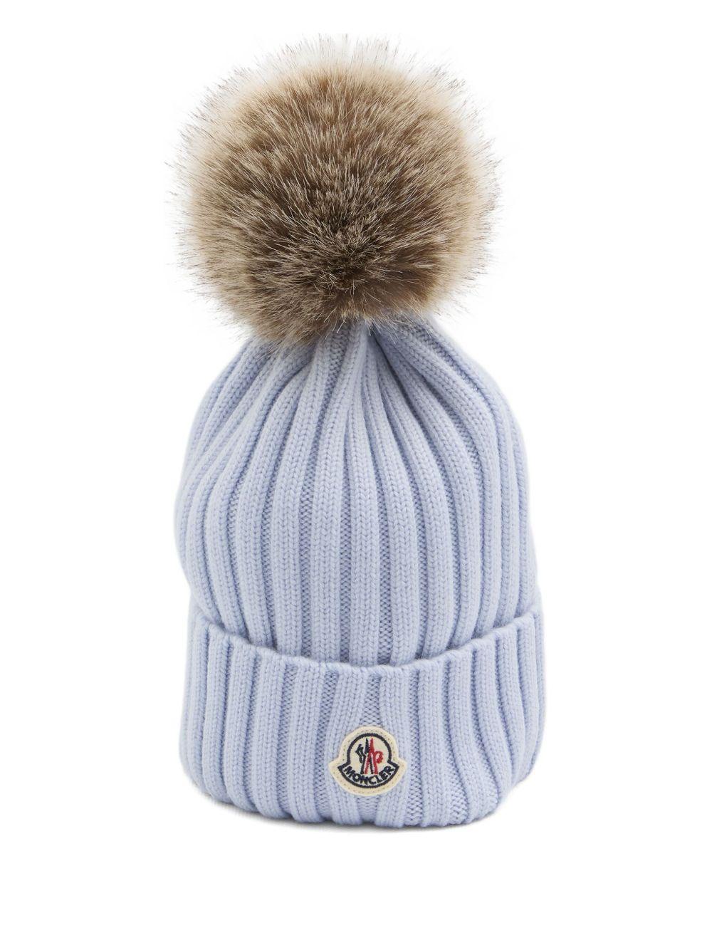 ribbed-knit pom-pom beanie K20933B00064 A932770T MONCLER 