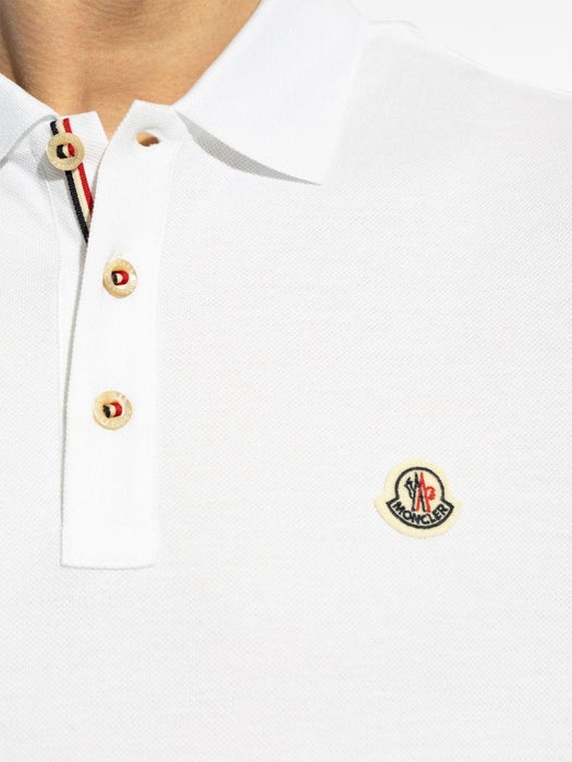 Logo-appliqué Polo Shirt L1-091-8A000-26-84556 001 MONCLER 