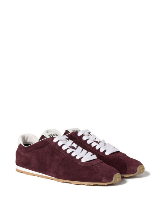 Plume suede sneakers 5E114E F 005 054F0007 MIU MIU 
