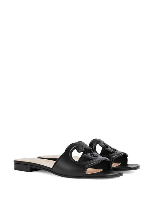 GG cut-out flat sandals 694451 US0001000 GUCCI 