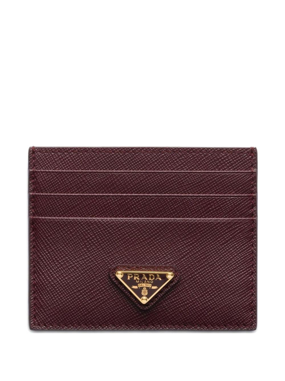 Saffiano leather card holder<BR/><BR/> 1MC025 QHHF0007 PRADA 