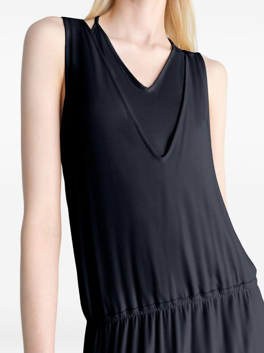 Double Layer Drape Dress DR1146 LJ1050BK980 LEMAIRE 