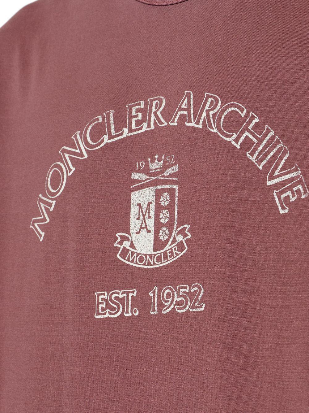 graphic T-shirt L10918C00013 89BAL480 MONCLER 