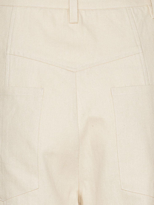 cream tapered trousers 1155062059 2059 ROTATE 