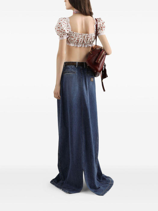 floral-print cropped top F7BG2T HS5UBHA5XJ DOLCE & GABBANA 