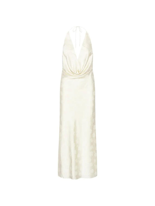 Satin flowers halterneck 116326857  ROTATE 