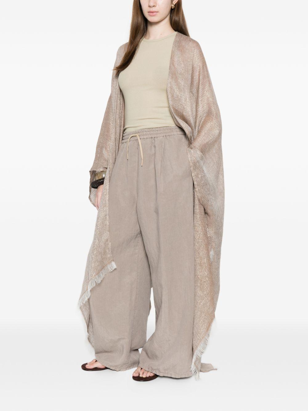 frayed poncho SAD276A948M046 1268 FABIANA FILIPPI 