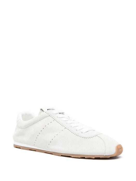 suede lace-up sneakers 5E114E F 005 054F0009 MIU MIU 