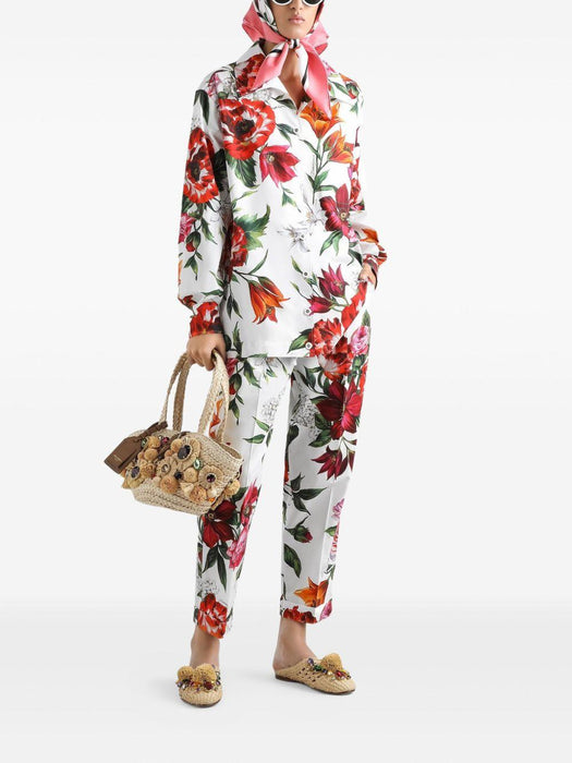floral-print trousers FTDC3T HS5TQHA5PB DOLCE & GABBANA 