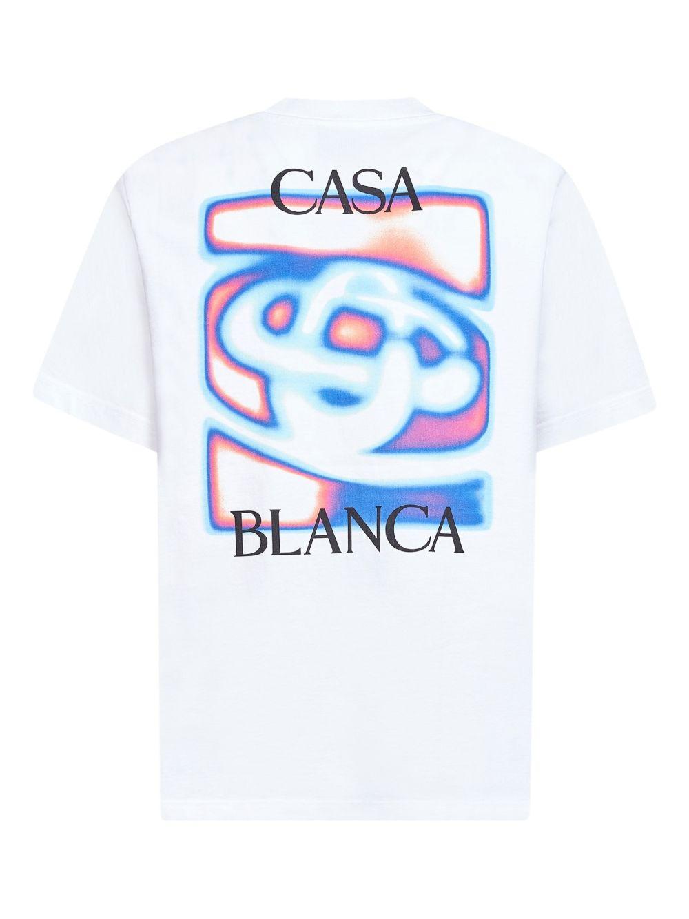 Heat Map logo crew-neck T-shirt M-SP26-JTS-001-07 HEAT MAP CASABLANCA 
