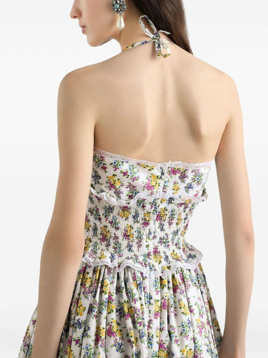 floral ruffled maxi dress F60GHT HS5T9HA5XL DOLCE & GABBANA 