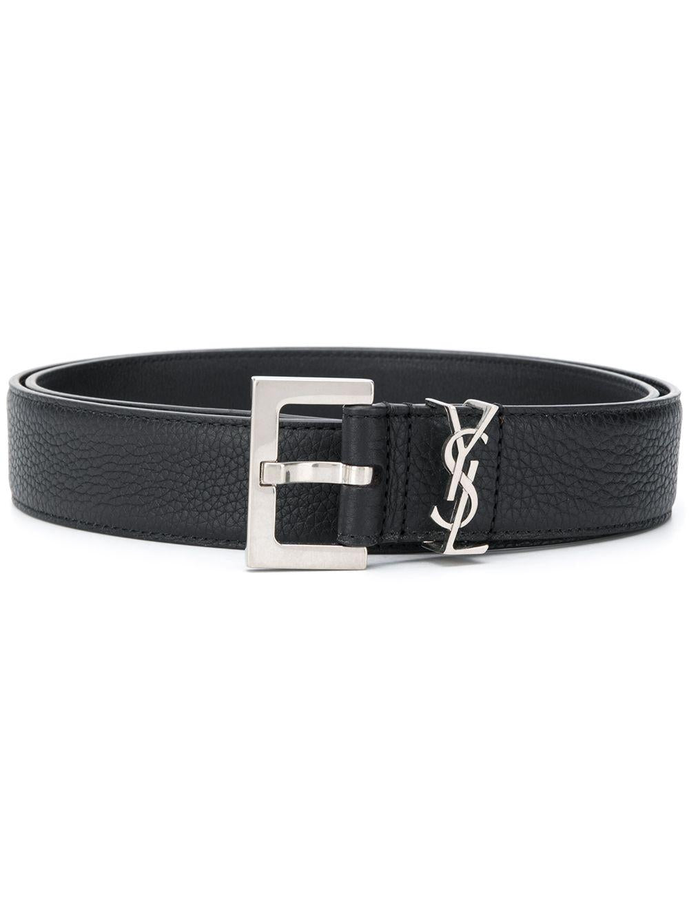 leather Cassandre belt 634440 DTI0E1000 SAINT LAURENT 