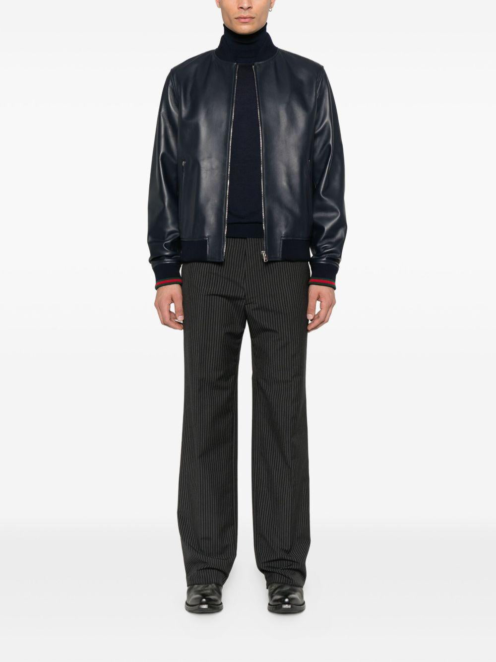 ribbed-cuff front-zip jacket 793726 XNA3M4044 GUCCI 