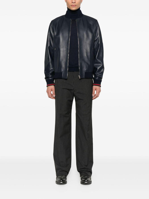 ribbed-cuff front-zip jacket 793726 XNA3M4044 GUCCI 