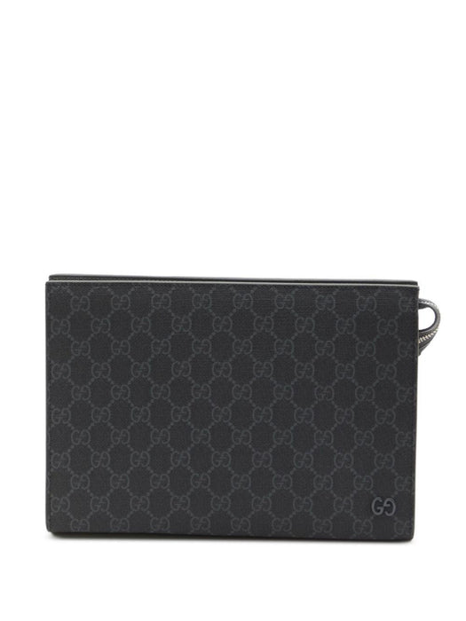 GG Supreme canvas clutch bag<BR/><BR/> 768255 FACQC1048 GUCCI 