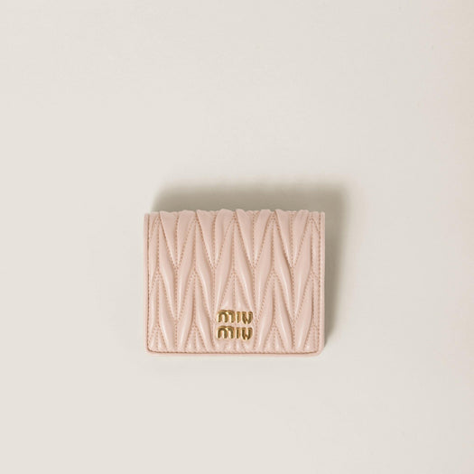 Small matelassé wallet 5MV204 AFPPF0236 MIU MIU 
